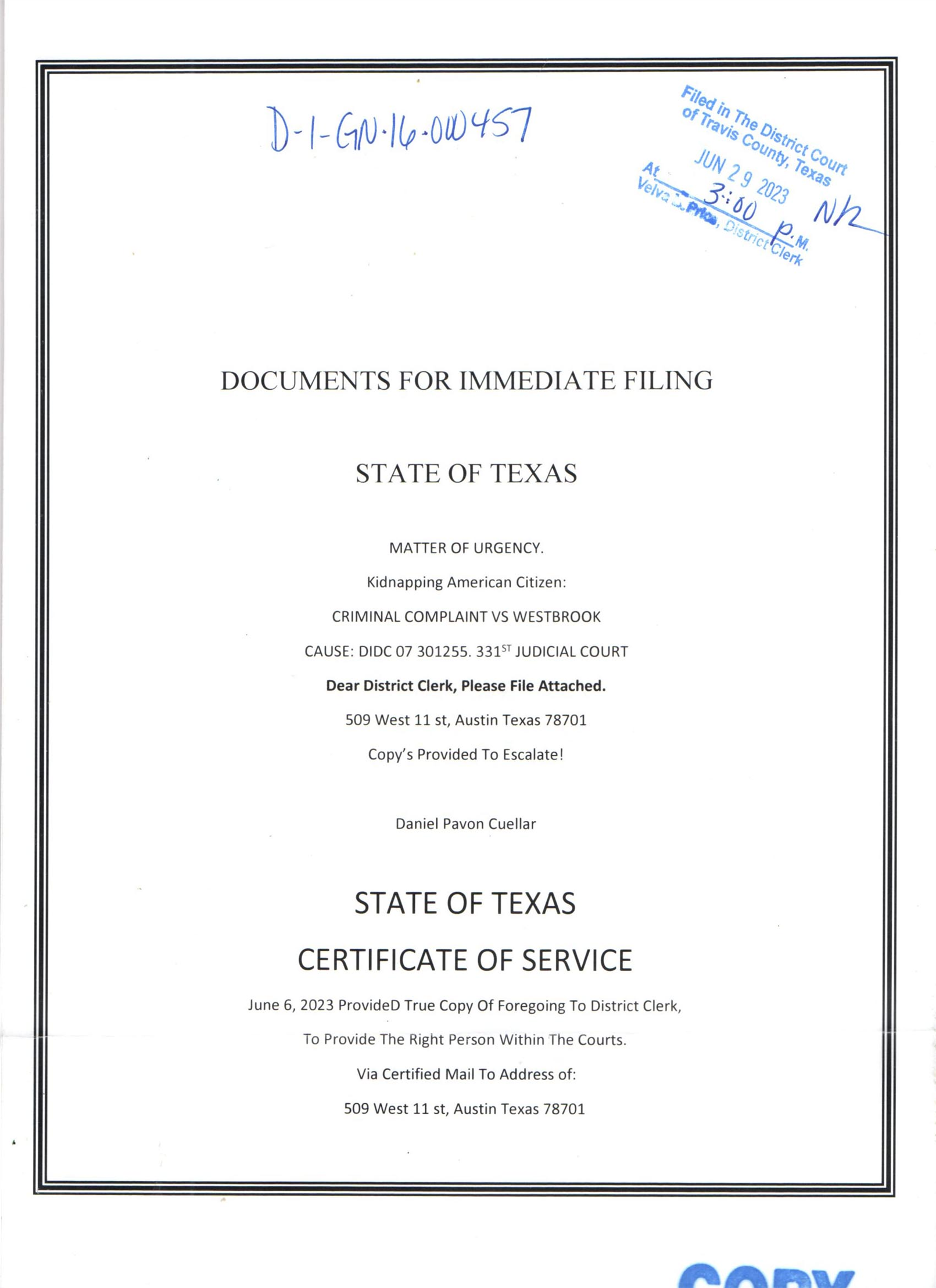 The Criminals in State of Texas Courts Exposed