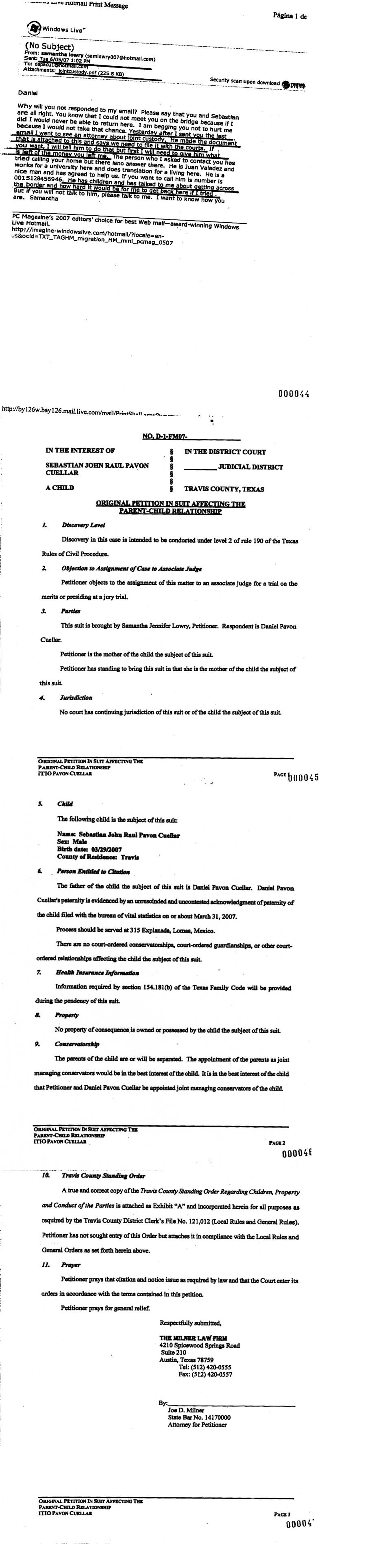 Proves perjuries in proceedings, perjuries of police,, perjuries of Joe milner and how they conceal the actual proceedings.